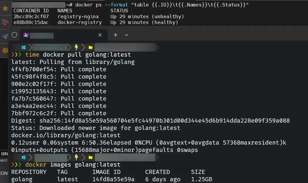Docker Registry 最终效果